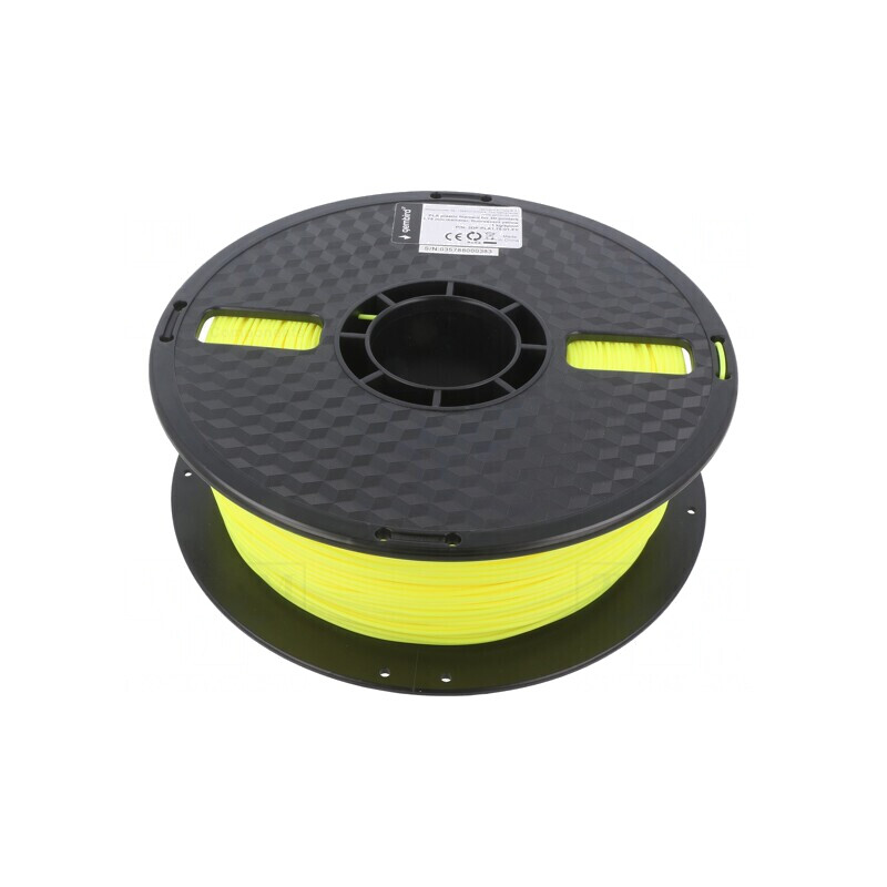 Filament PLA 1.75mm Galben Strălucitor 1kg | Electronic-mag.ro | Componente Electronice