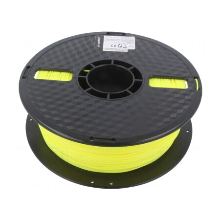 Filament PLA 1.75mm Galben Strălucitor 1kg | Electronic-mag.ro | Componente Electronice