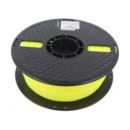 Filament PLA 1.75mm Galben Strălucitor 1kg | Electronic-mag.ro | Componente Electronice