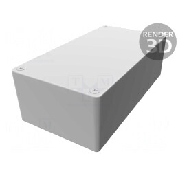 Carcasă Universală Aluminiu IP65 82x153x50mm Negru | Electronic-mag.ro | Componente Electronice