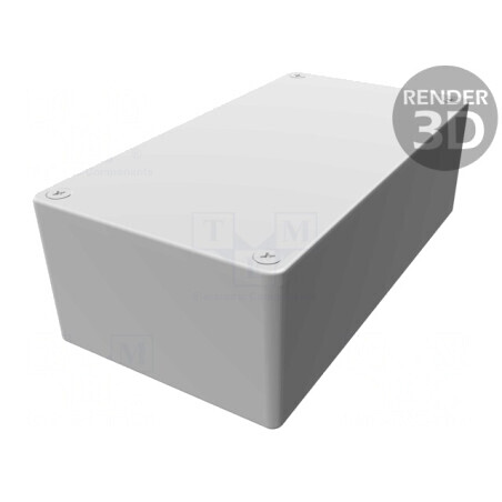 Carcasă Universală Aluminiu IP65 82x153x50mm Negru | Electronic-mag.ro | Componente Electronice
