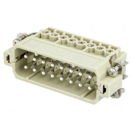 Conector HDC inserturi 16 pini Han A 16 PE | Electronic-mag.ro | Componente Electronice