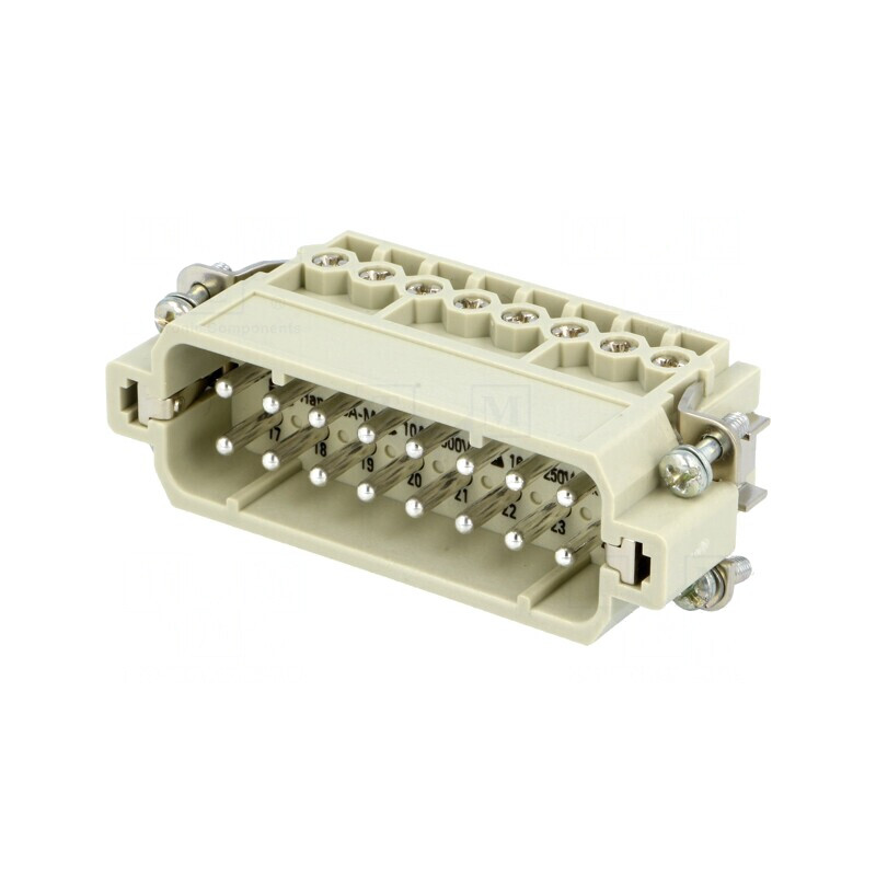 Conector HDC inserturi 16 pini Han A 16 PE | Electronic-mag.ro | Componente Electronice