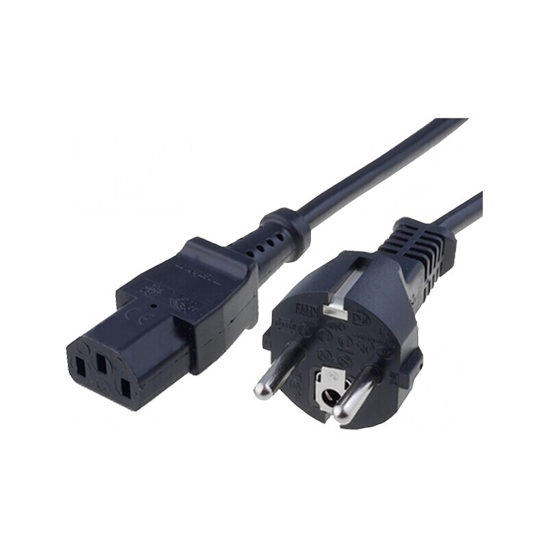 Cablu Alimentare CEE 7/7 la IEC C13 5m Negru | Electronic-mag.ro | Componente Electronice Cablu Alimentare CEE 7/7 la IEC C13 5m Negru | Electronic-mag.ro | Componente Electronice