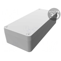 Carcasă Universală Aluminiu Gri 64x150x36 mm | Electronic-mag.ro | Componente Electronice