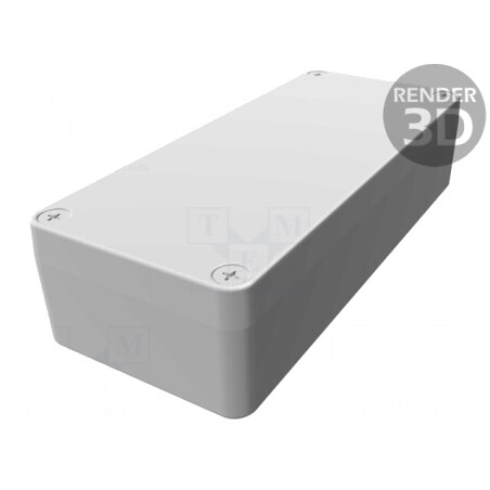 Carcasă Universală Aluminiu Gri 64x150x36 mm | Electronic-mag.ro | Componente Electronice
