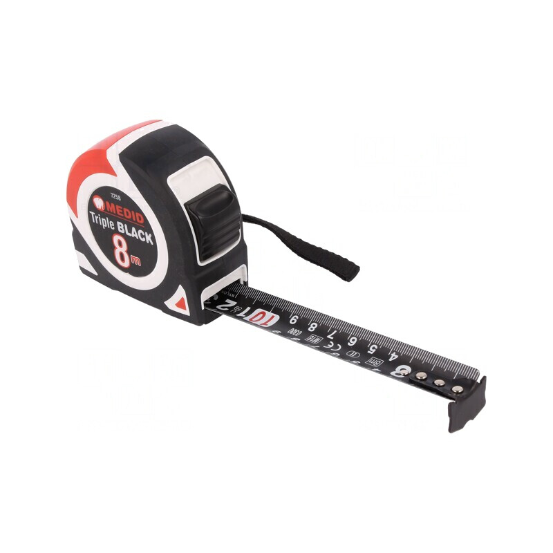 Ruletă de măsurat 8m 25mm ABS Elastolan | Electronic-mag.ro | Componente Electronice