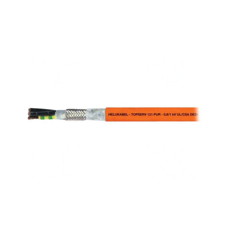 Cablu Servomotoare Hibrid Portocaliu TOPSERV 121 | Electronic-mag.ro | Componente Electronice