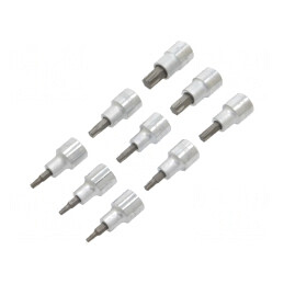 Set Chei Cap Torx Tubulară 1/2 9 Bucăți | Electronic-mag.ro | Componente Electronice