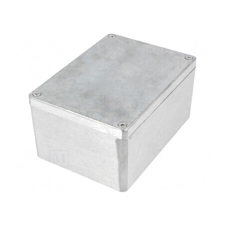 Carcasă Universală Aluminiu Naturală IP67 108x148x75mm | Electronic-mag.ro | Componente Electronice