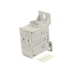Bloc de Distribuție Piste 1 Borne 8 Gri TS35 | Electronic-mag.ro | Componente Electronice