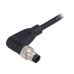 Conector M5 Mufă Tată IP67 60V 4 PIN-uri în Unghi | Electronic-mag.ro | Componente Electronice