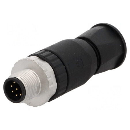 Mufă M12 8 pini tată IP67 pe cablu DeviceNet/CANopen | Electronic-mag.ro | Componente Electronice