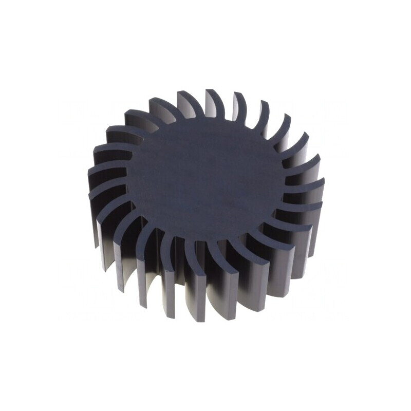 Radiator LED Negru 105mm x 37.5mm | Electronic-mag.ro | Componente Electronice