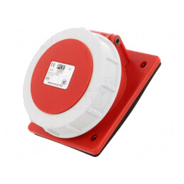 Conector Alimentare AC Trifazat 16A 400VAC IP67 Soclu Mamă | Electronic-mag.ro | Componente Electronice