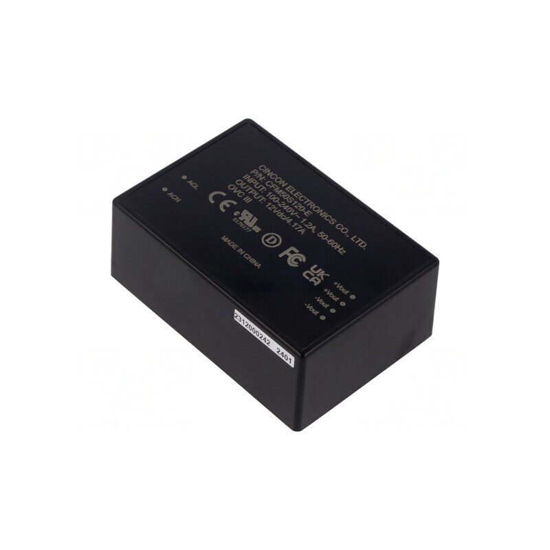 Convertor AC/DC 50W 12V 4,17A | Electronic-mag.ro | Componente Electronice
