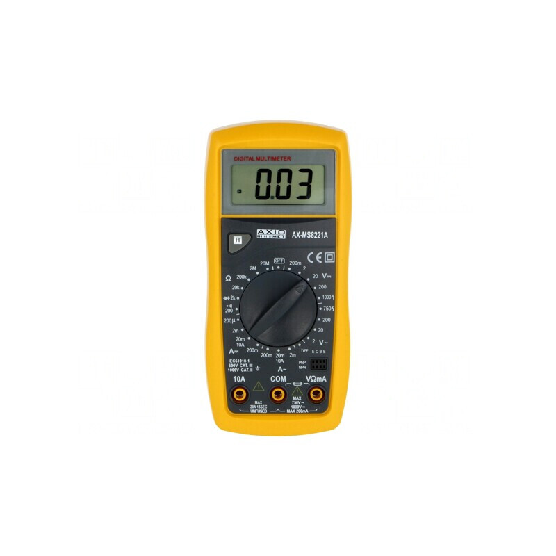 Multimetru digital LCD 3,5 cifre AX-MS8221A | Electronic-mag.ro | Componente Electronice Multimetru digital LCD 3,5 cifre AX-MS8221A | Electronic-mag.ro | Componente Electronice