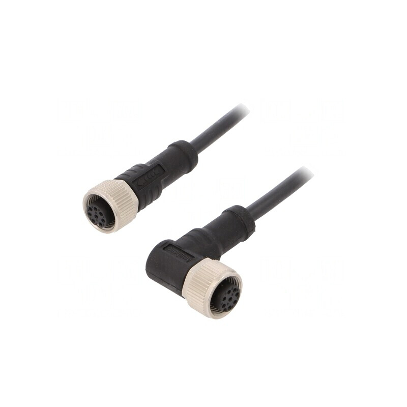 Cablu senzori/automatizări M12-M12 1m 8 pini | Electronic-mag.ro | Componente Electronice