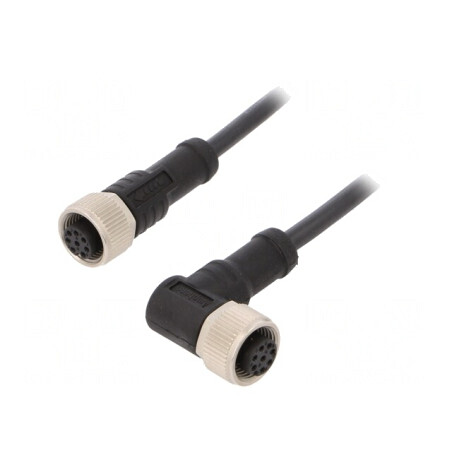 Cablu senzori/automatizări M12-M12 1m 8 pini | Electronic-mag.ro | Componente Electronice