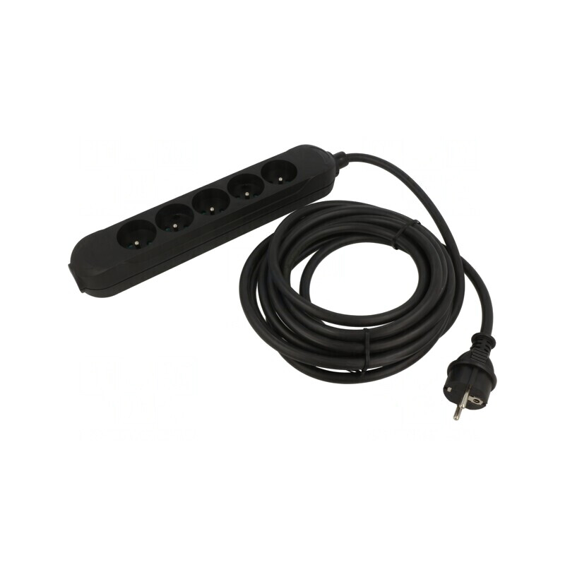 Prelungitor 10m 5 Prize Negru 16A | Electronic-mag.ro | Componente Electronice Prelungitor 10m 5 Prize Negru 16A | Electronic-mag.ro | Componente Electronice
