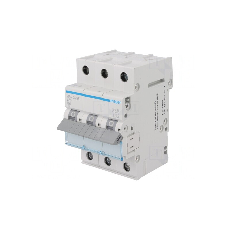 Întrerupător Supracurent 25A 3P 230/400V 6kA | Electronic-mag.ro | Componente Electronice