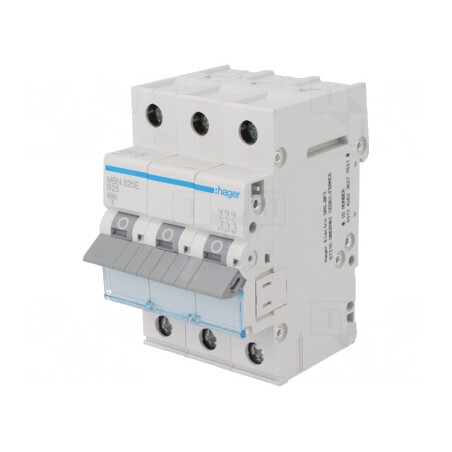 Întrerupător Supracurent 25A 3P 230/400V 6kA | Electronic-mag.ro | Componente Electronice