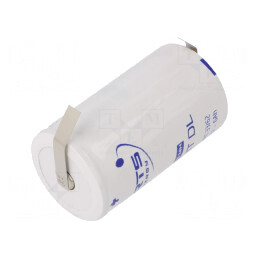 Acumul: Ni-MH | D | 1,2V | 6450mAh | urechi pentru lipire | -20÷85°C | VHT D