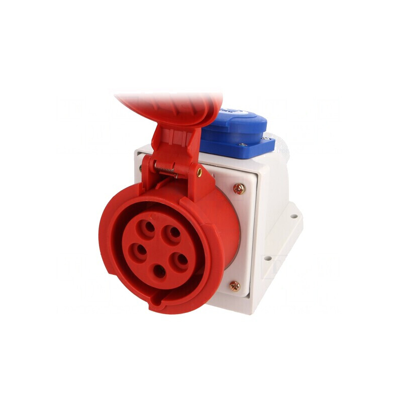 Conector alimentare trifazat 16A 400V IP44 | Electronic-mag.ro | Componente Electronice Conector alimentare trifazat 16A 400V IP44 | Electronic-mag.ro | Componente Electronice