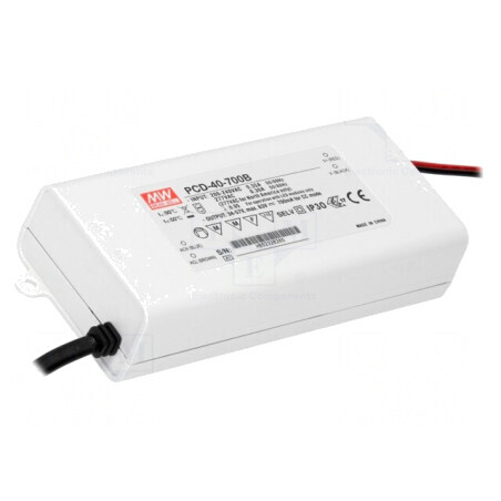 Alimentator LED 39,9W 34-57VDC 700mA PCD-40-700B | Electronic-mag.ro | Componente Electronice
