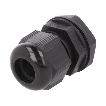 Garnitură de Etanșare M20 Poliamidă Neagră IP66/IP68 | Electronic-mag.ro | Componente Electronice