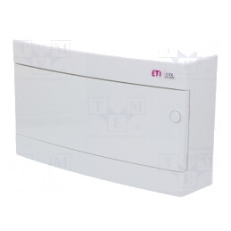 Carcasă albă pentru aparatură modulară IP40, 18 module | Electronic-mag.ro | Componente Electronice