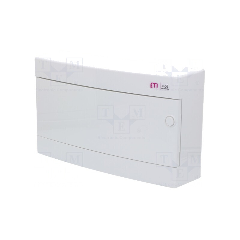 Carcasă albă pentru aparatură modulară IP40, 18 module | Electronic-mag.ro | Componente Electronice
