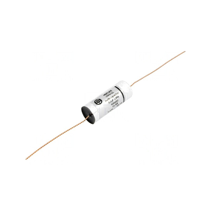 Condensator cupru-polipropilenă 0,1uF 600VDC 2% 15,8x38mm | Electronic-mag.ro | Componente Electronice