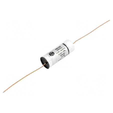 Condensator cupru-polipropilenă 0,1uF 600VDC 2% 15,8x38mm | Electronic-mag.ro | Componente Electronice