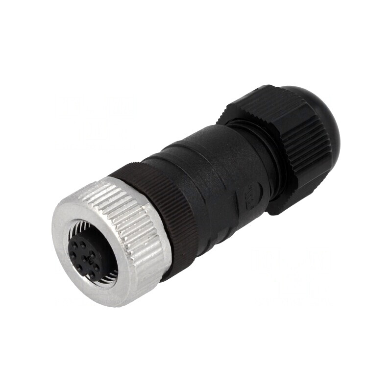 Mufă M12 8 PIN mamă pe cablu drept DeviceNet/CANopen | Electronic-mag.ro | Componente Electronice