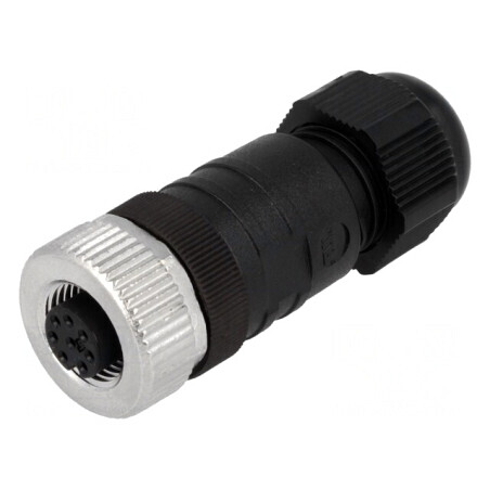 Mufă M12 8 PIN mamă pe cablu drept DeviceNet/CANopen | Electronic-mag.ro | Componente Electronice