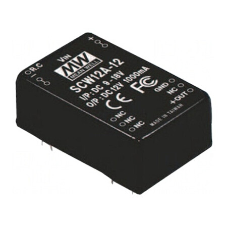 Convertor DC/DC 12W 18-36V la 12V 1000mA | Electronic-mag.ro | Componente Electronice