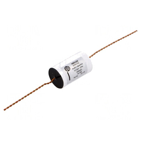 Condensator cupru-polipropilenă 0,22uF 600VDC ±2% 22,3x38mm