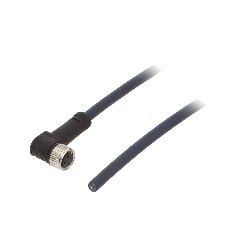 Cablu de conectare M8 3 pini unghi 3m 60VAC 4A IP69K | Electronic-mag.ro | Componente Electronice Cablu de conectare M8 3 pini unghi 3m 60VAC 4A IP69K | Electronic-mag.ro | Componente Electronice