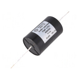 Condensator cu Polipropilenă 33uF 600VDC 2% Ø50x78mm THT MKP10