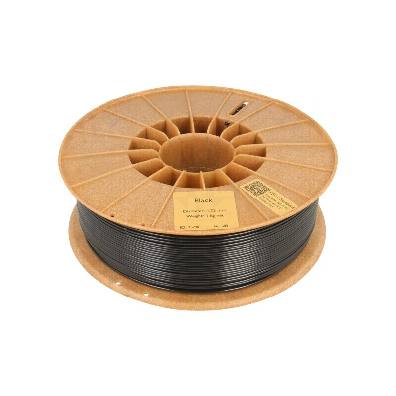 Filament PET-G 1,75mm Negru 1kg | Electronic-mag.ro | Componente Electronice