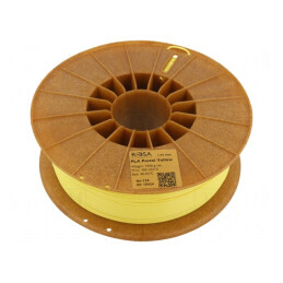 Filament PLA Pastel 1,75mm Galben 1kg | Electronic-mag.ro | Componente Electronice