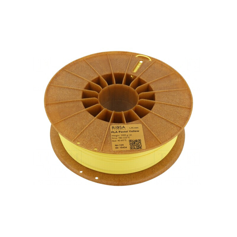Filament PLA Pastel 1,75mm Galben 1kg | Electronic-mag.ro | Componente Electronice