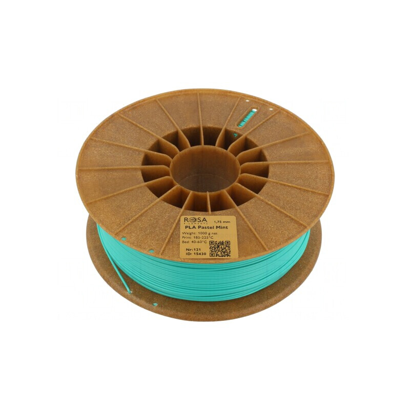PLA Filament Pastel Mint 1.75mm 1kg | Electronic-mag.ro | Componente Electronice