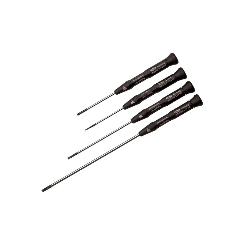 Kit Șurubelnițe Phillips și Plată ESD 4 Bucăți | Electronic-mag.ro | Componente Electronice