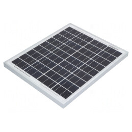 Celulă fotovoltaică | siliciu policristalin | 435x356x25mm | 20W | CL-SM20P