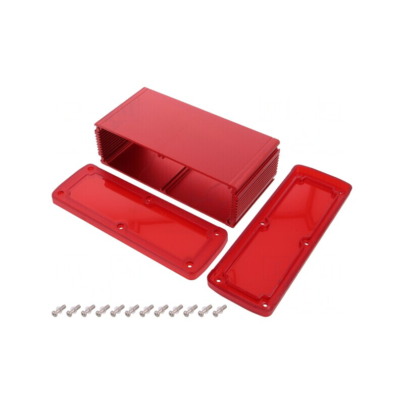 Carcasă Universală Aluminiu Roșu 177.6mm x 89mm x 61.1mm | Electronic-mag.ro | Componente Electronice Carcasă Universală Aluminiu Roșu 177.6mm x 89mm x 61.1mm | Electronic-mag.ro | Componente Electronice
