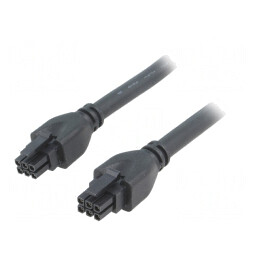 Cablu Micro-Fit 3.0 mamă 6 pini 1m PVC 20AWG 4A