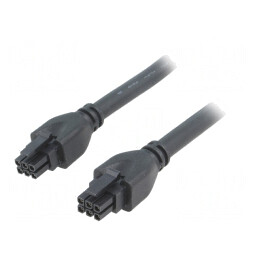 Cablu Micro-Fit 3.0 mamă 6 pini 1m PVC 20AWG 4A | Electronic-mag.ro | Componente Electronice