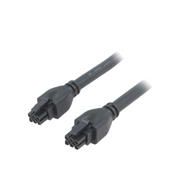 Cablu Micro-Fit 3.0 mamă 6 pini 1m PVC 20AWG 4A | Electronic-mag.ro | Componente Electronice